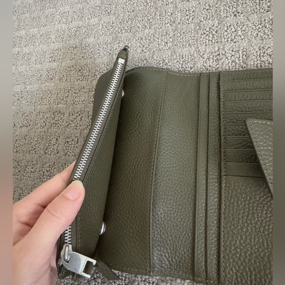 All saints ray leather wallet sycamore green - Picture 4 of 4